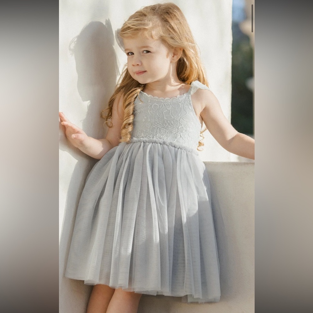 Noralee Camilla Dress - Frost - Size 18 Months - Picture 2 of 6